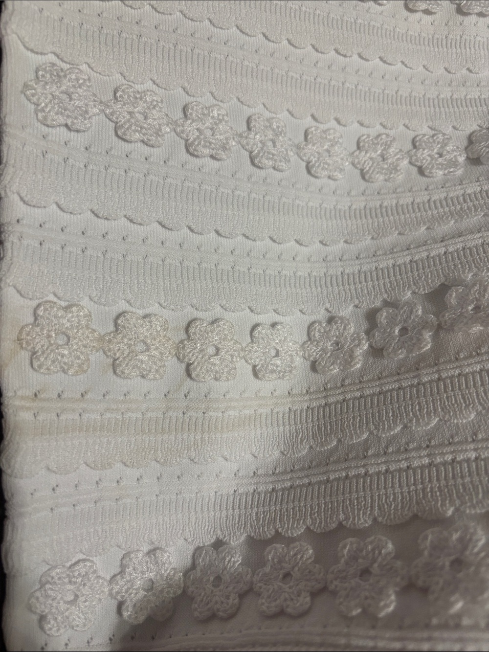 White Lace-Detail Tank Dress - Picture 3 of 5